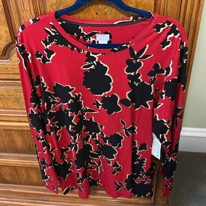 Chico’s NWT l/s pretty knit top “Touch of Cool”